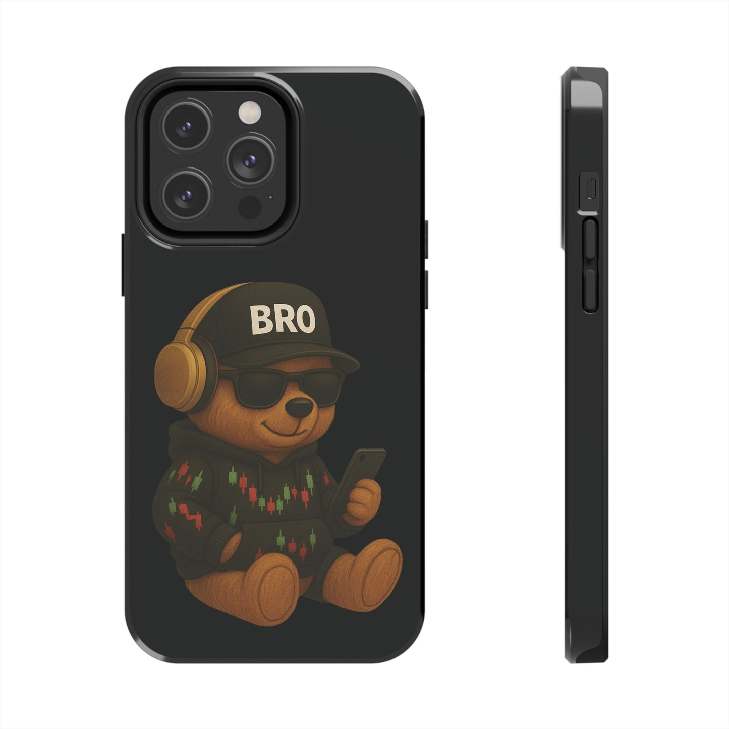 Trading Bear Bro Tough Phone Case,