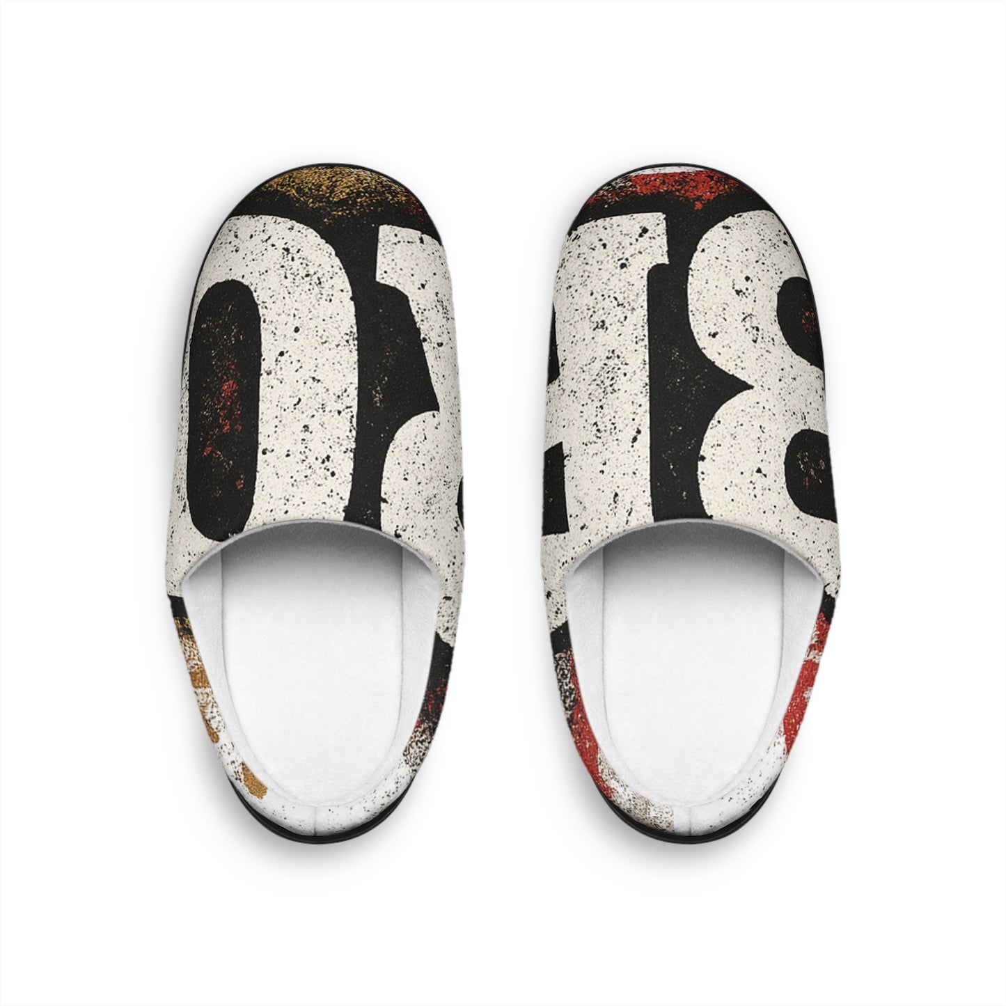 Vintage Graphic Men’s Indoor Slippers