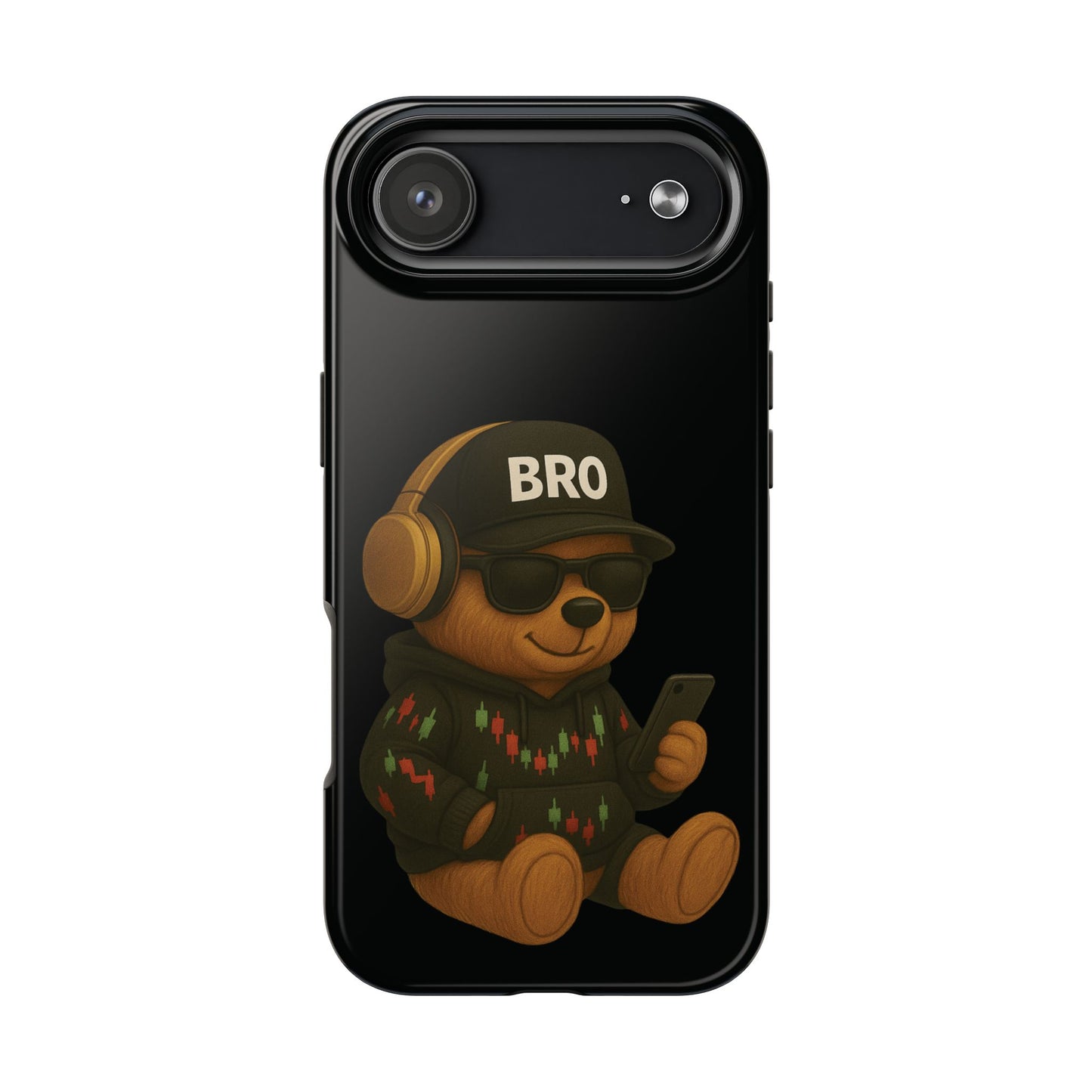 Trading Bear Bro Tough Phone Case,