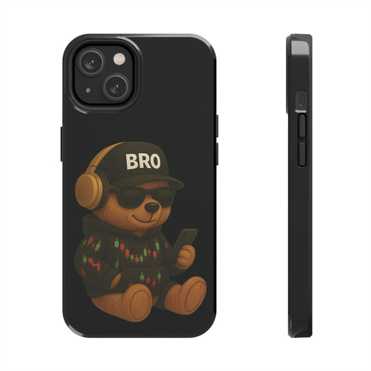 Trading Bear Bro Tough Phone Case,