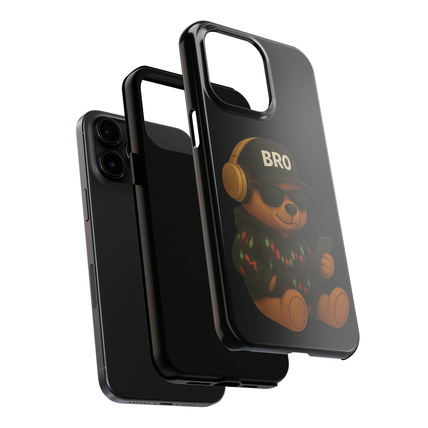 Trading Bear Bro Tough Phone Case,