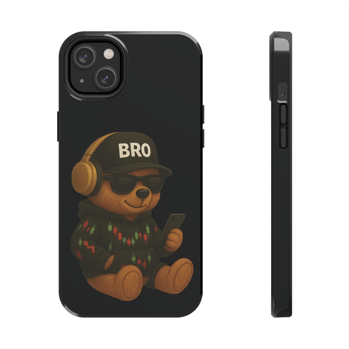 Trading Bear Bro Tough Phone Case,