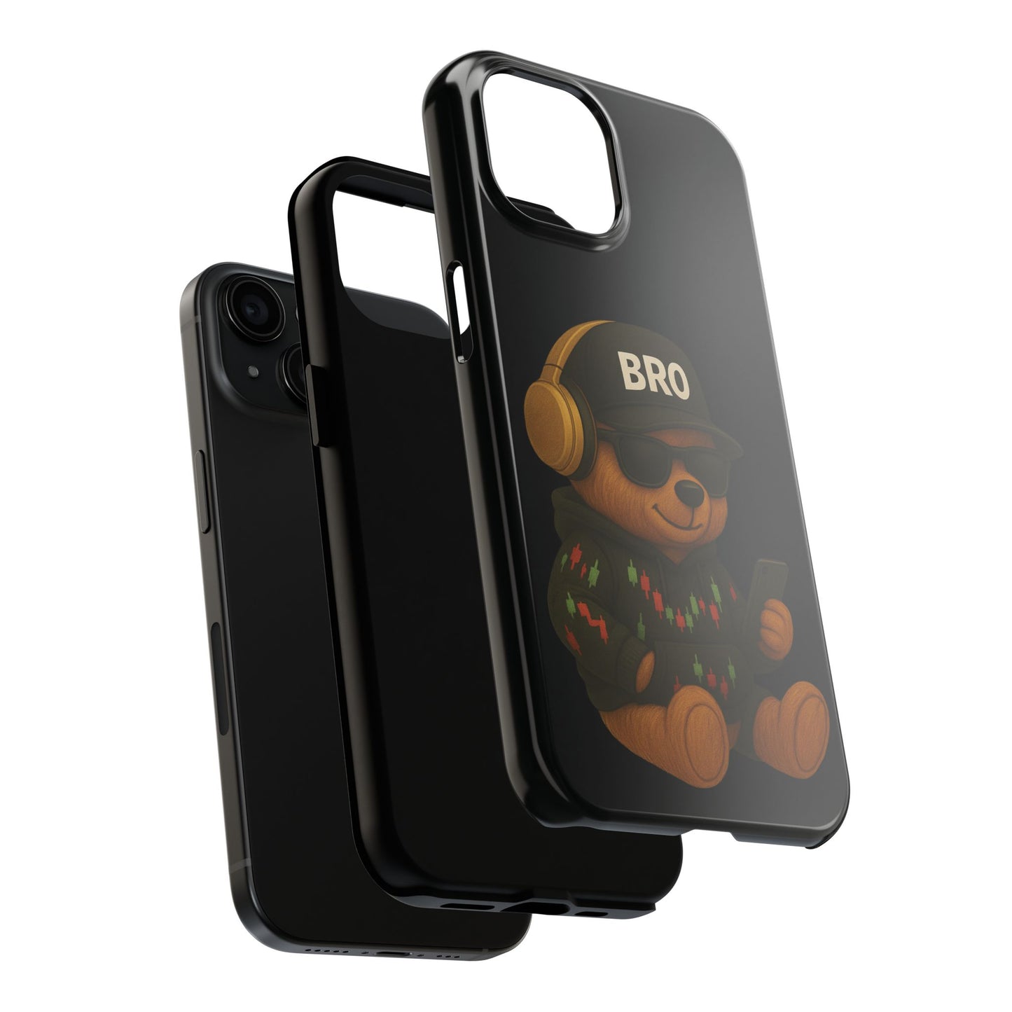 Trading Bear Bro Tough Phone Case,