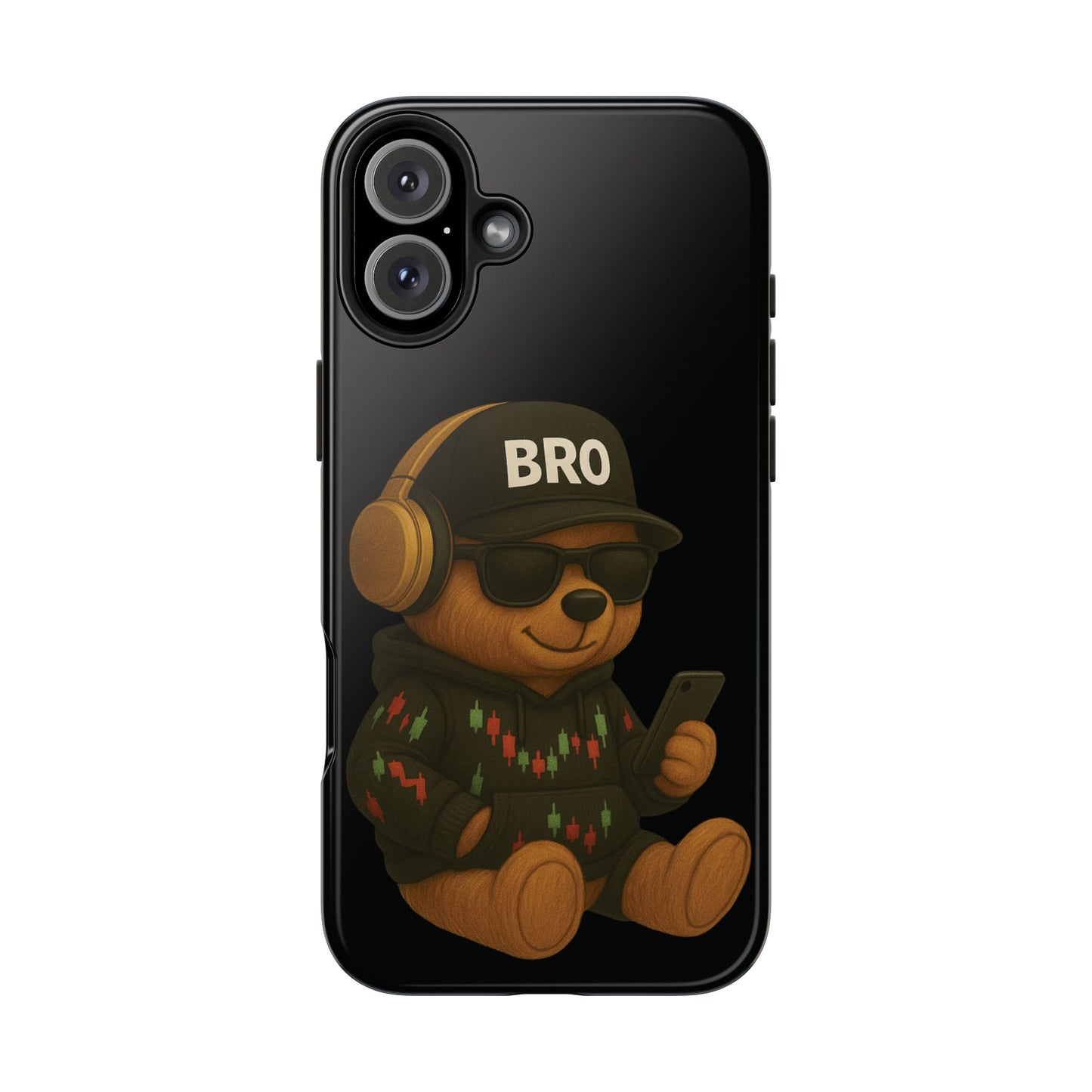 Trading Bear Bro Tough Phone Case,