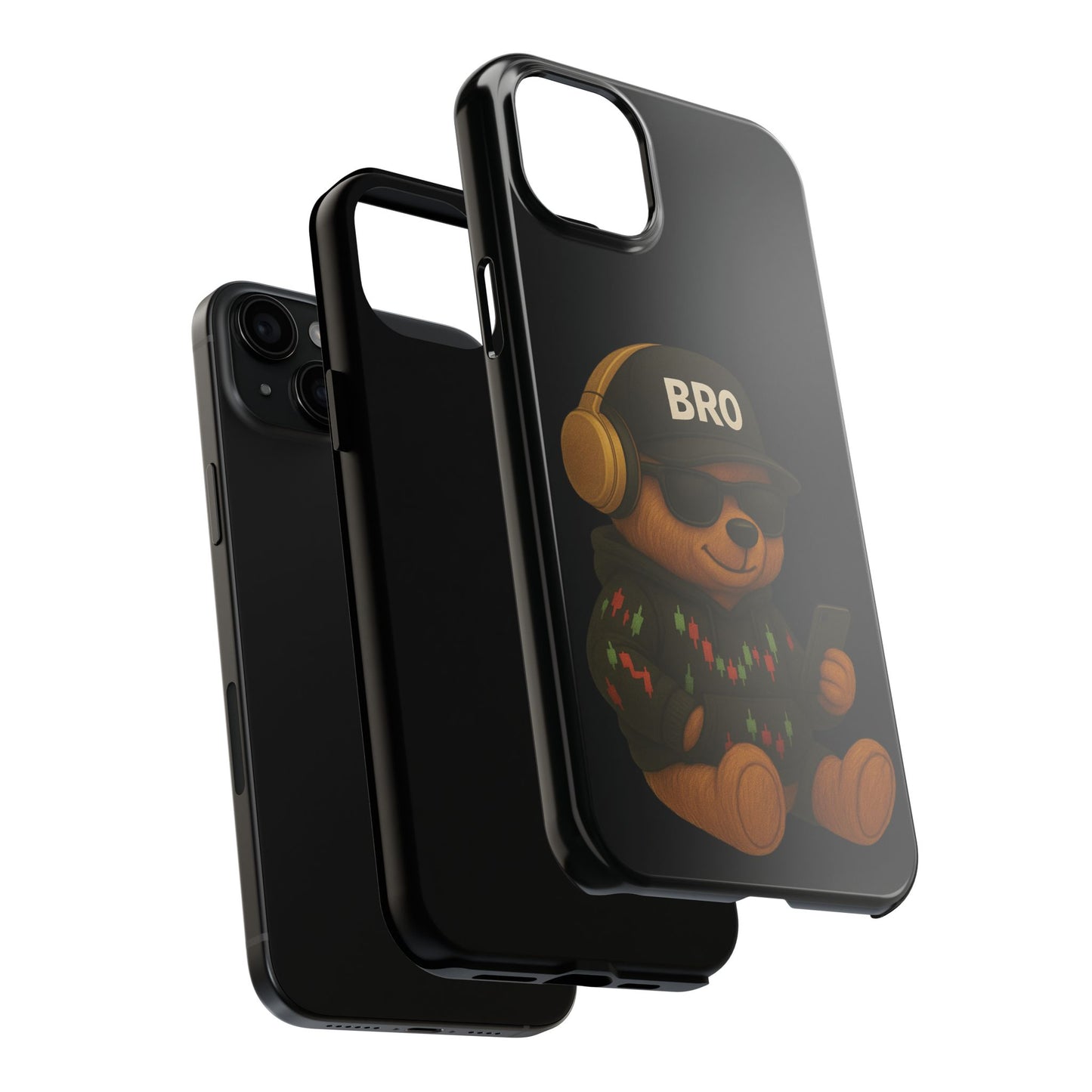 Trading Bear Bro Tough Phone Case,