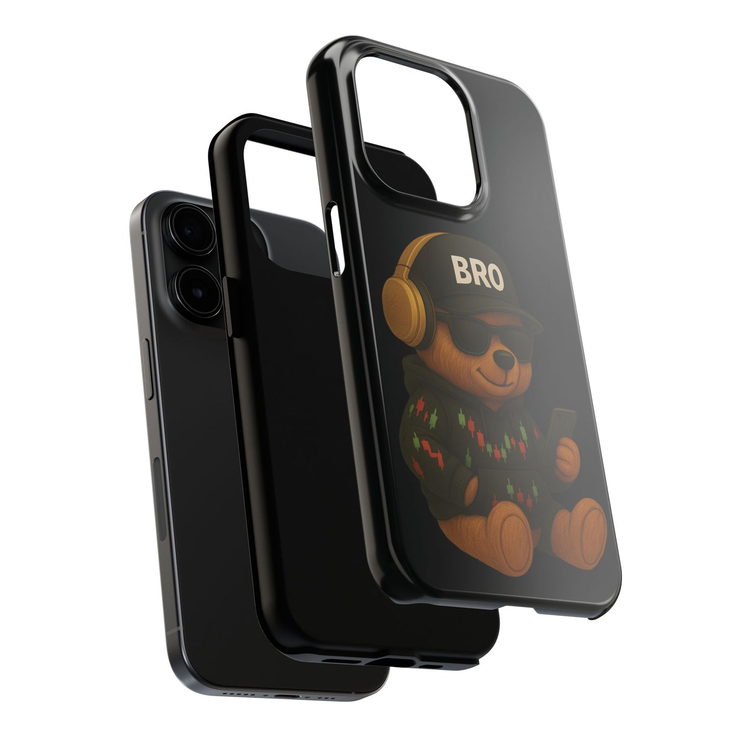 Trading Bear Bro Tough Phone Case,