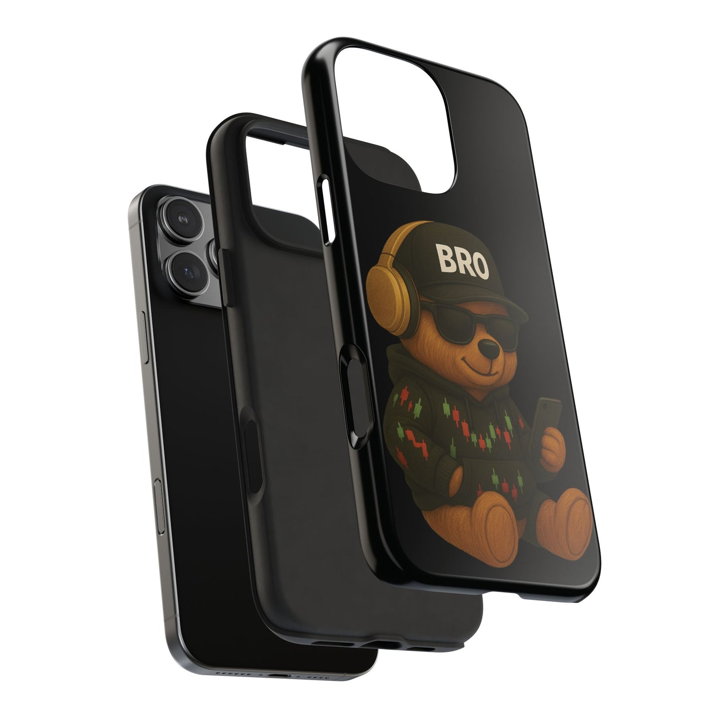 Trading Bear Bro Tough Phone Case,
