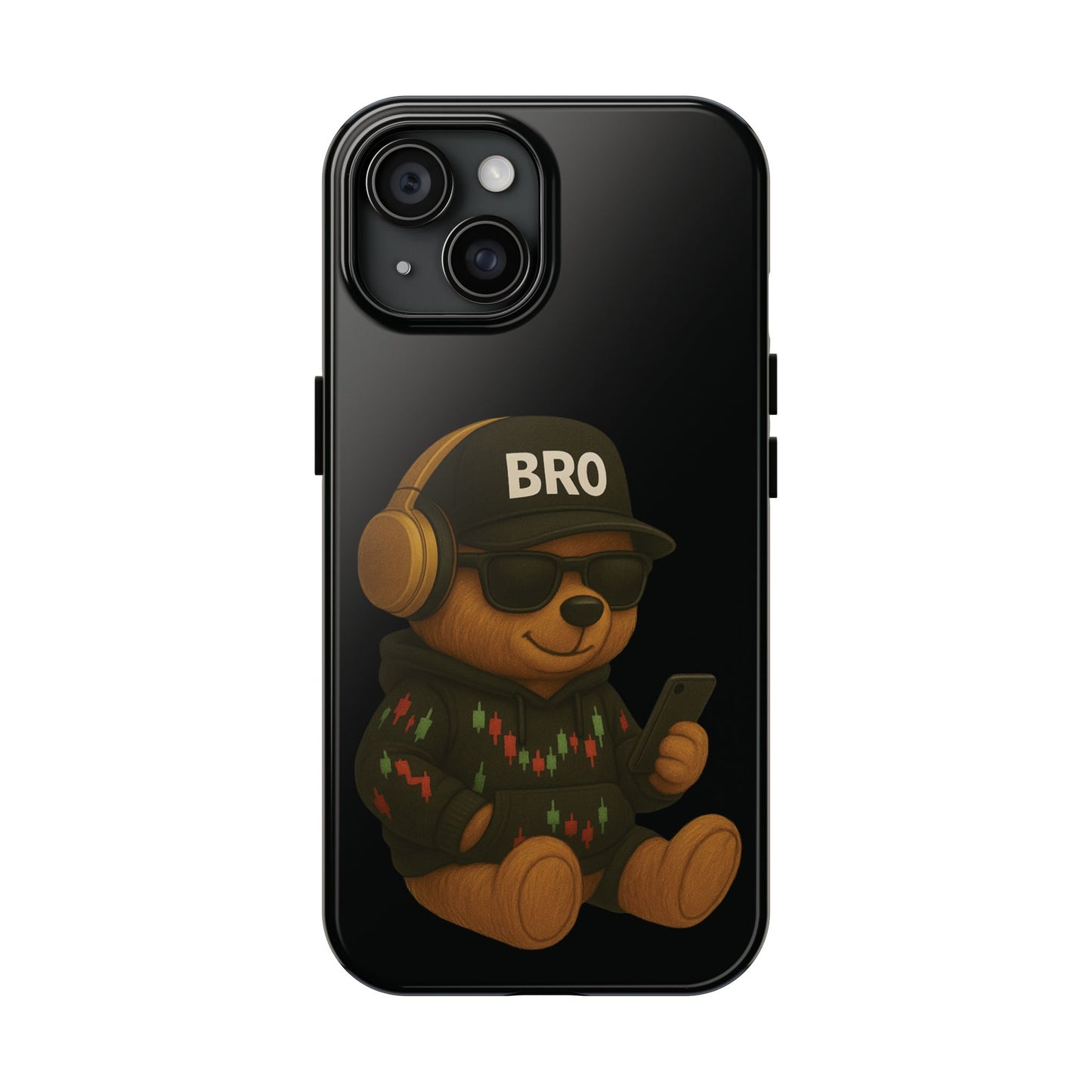 Trading Bear Bro Tough Phone Case,
