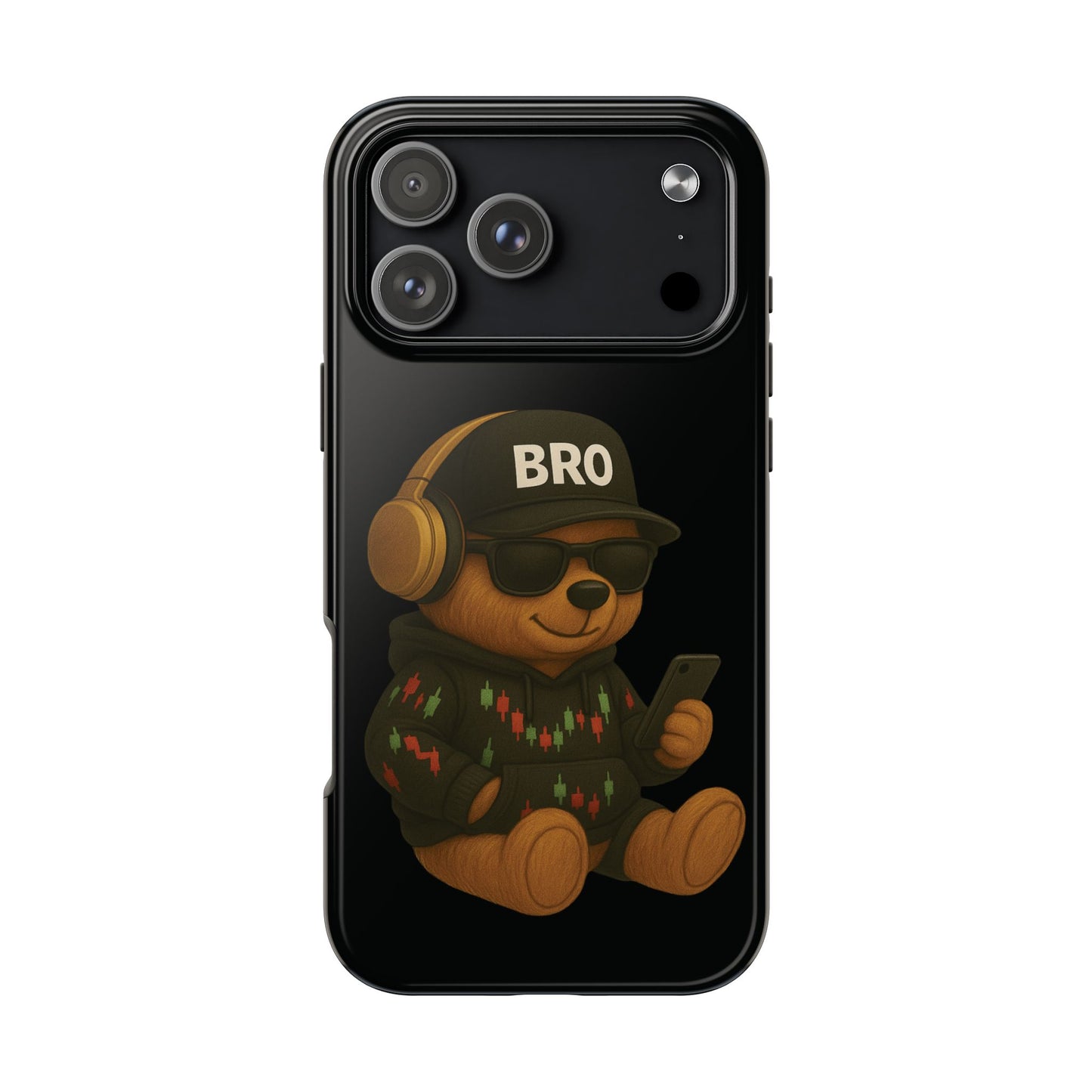 Trading Bear Bro Tough Phone Case,