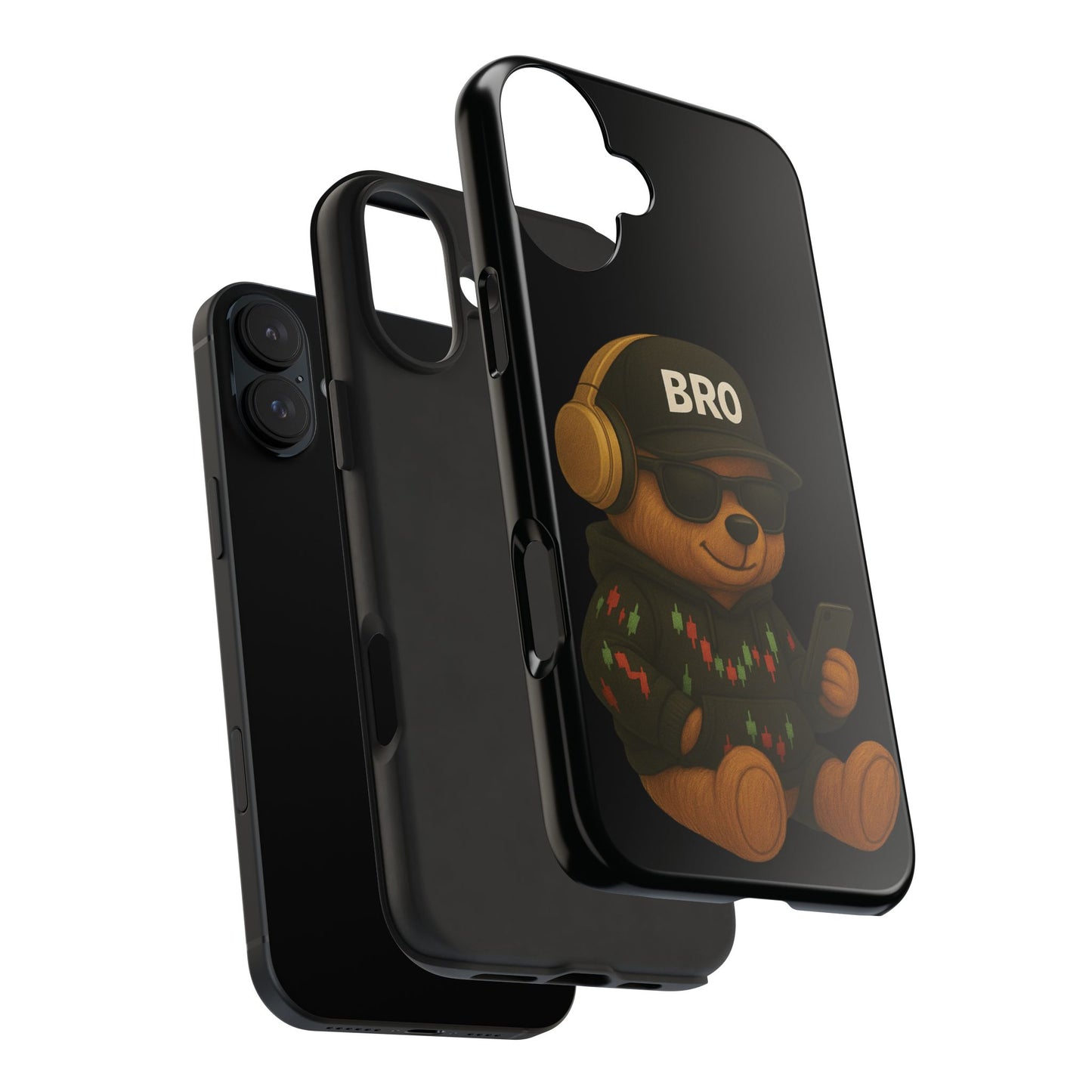 Trading Bear Bro Tough Phone Case,